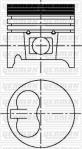 MOTOR PISTON SEGMAN STD TUD5. VJX. VJY - YENMAK 31-04107-000