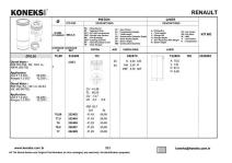 MOTOR PISTONSEGMAN CLIO SYMBOL KANGOO MODUS  - KONEKS 232480