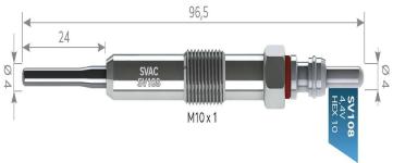 KIZDIRMA BUJISI RENAULT MEGANE III FLUENCE CLIO - SVAC SV108