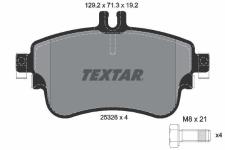 Fren Balatasi On Mercedes W176-246-117 Bm 12-A0004202902 - TEXTAR 2532601