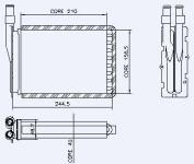 KALORIFER RADYATORU R9-R11-EXP 212x156 BAKI - KALE 0581842AL