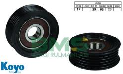 ALTERNATOR GERGI RULMANI 17X59/63X23 PLASTIK HYUND - BMS 447