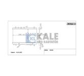 SU RADYATORU AL/PL/BRZ KIA RIO 350x628x26 - KALE 358900