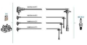 BUJI KABLOSU- TOYOTA COROLLA 95-02 1.6 INJ. AE - DODUCO 7892