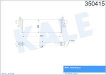 INTERCOOLER TURBO RADYATORU TOYOTA HILUX VIGO  - KALE 350415