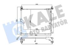 KLIMA RADYATORU KONDENSER TOYOTA LAND CRUISER  - KALE 357375