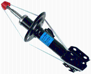 AMORTISOR ON SAG TOYOTA YARIS 2006-  GAZLI - SACHS 314758