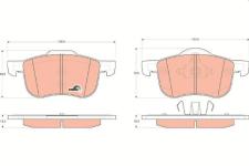ON FREN BALATASI VOLVO S60 00-10 S80 98-06 V70 - TRW GDB1388