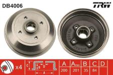 ARKA FREN KAMPANASI CORSA A - CORSA B  ABS HARI - TRW DB4006
