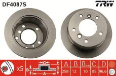 ARKA FREN AYNASI LT 28 35 46 2.5/2.8/96-03 SPR - TRW DF4087S