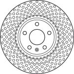 Fren Diski On 36231/ddf1664 Vw A4-a5-q5 Bm 08-8k0615301a - TRW DF6015S