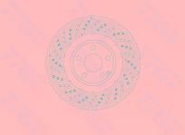 FREN DISKI ON MERCEDES W212 S212 R172 - TRW DF6674S