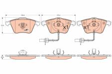 On Fren Balatasi Fisli A6 4f2 3.2fsi/4.2 Quatt - TRW GDB1554