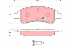 On Fren Balatasi Berlingo İi Partner İi P1007 C2 C3 İi C4 Xs - TRW GDB1623