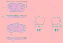 FREN BALATA - TRW GDB3642