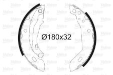 ARKA BALATA PABUCLU  TK P205-P306-P309-ZX 1,6 - VALEO 562037