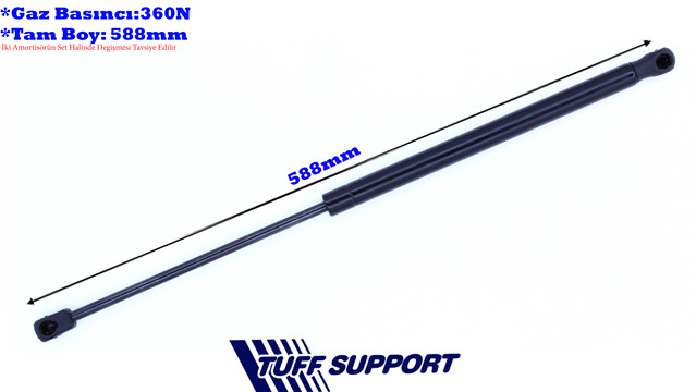 MOTOR KAPUT AMORTISORU DUSTER 2010   - 6547129 - TUFF 611316