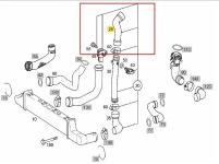 TURBO HORTUMU 210 KASA E220 CDI   #### - UCPA 10H128109