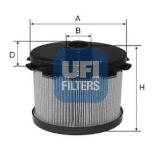 YAKIT FILTRESI PARTNER-P206-P306 BERLINGO-JUMP - UFI 2668800