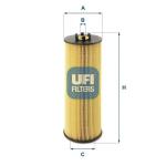 Yag Filtresi Passat 98-05 2.5tdi-A4 97-06 -A6 97-05 -A8 97-0 - UFI 2501900