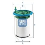 YAG FILITRESI BOXER-JUMPER 2.0 BLUE HDI 15 - UFI 2605300
