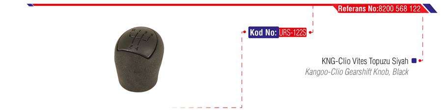 VITES TOPUZU SIYAH CLIO II-KNG III - URS 122S