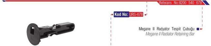 RADYATOR TESPIT CUBUGU MEGANE II - URS 678