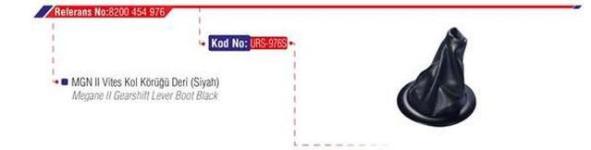 VITES KOL KORUGU DERI SIYAH MEGANE II - URS 976S