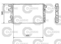x RADYATOR CLASSIC FIAT SEICENTO 1.1 98-10 23 - VALEO 232789