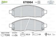 On Fren Balatasi Nissan Navara 04-10 Patfinder 05-11 17 Jant - VALEO 670064