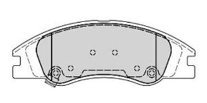 BALATA FREN ON- KIA CERATO 04-10 - VALEO 670705