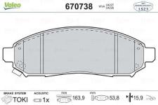 ON FREN BALATASI NISSAN NAVARA 04-10 PATFINDE - VALEO 670738