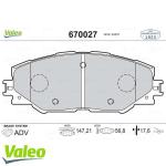 Balata Fren On-Toyota Rav4 06/11/rav4 12/18/a - VALEO 670027