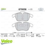 ON FREN BALATASI FISLI C5 X7 1.6 16V/1.8 16V/ - VALEO 670056