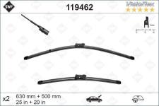Silecek Swf Visioflex Flat Blade X2 630 500 Mm Volvo S90 V90 - VALEO 119462
