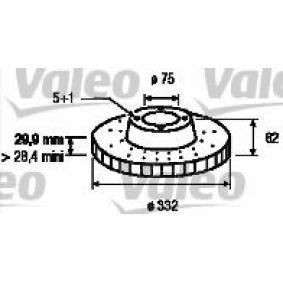 FREN DISKI ARKA BMW E70 F15 E71 F16 - VALEO 197180