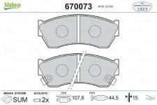 ON FREN BALATASI SUZUKI ALTO 94-02 SWIFT I II - VALEO 670073