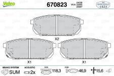 ARKA BALATA KIA SORENTO 2.4 02 2.5 CRDI 02 06 - VALEO 670823