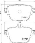 FREN BALATASI ARKA 4-matic MERCEDES W213 C257 - VALEO 671865