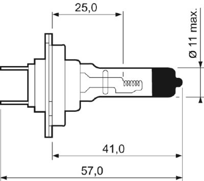 Ampul H7 55w Uni Tumtum Modeller Bm 00-32009 - VALEO 32009