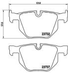 FREN BALATASI ARKA BMW E60-E61-E63-E64 BM 03- - VALEO 670754