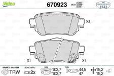 ARKA BALATA RENAULT KADJAR 15 NISSAN QASHQAI- - VALEO 670923