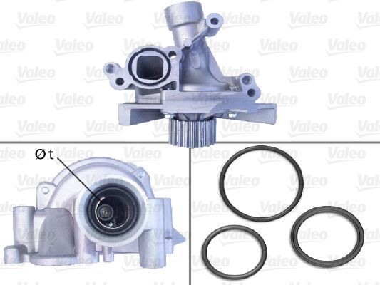 DEVIRDAIM SU POMPASI P206 GTI 406 YM P307 P60 - VALEO 506918