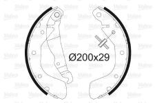 Fren Balatasi Arka Pabuclu Opel Corsa B Astra F Bm 93-01 160 - VALEO 562077