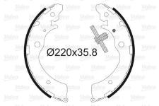 FREN BALATASI ARKA PABUC HONDA ACCORD 85-93 C - VALEO 562591