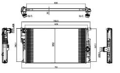 MOTOR SU RADYATORU N47 B47 B48 N13 N20 N55 BM - VALEO 735454