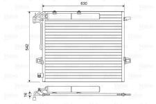 KLIMA RADYATORU MERCEDES X164 W164 W251 - VALEO 814025