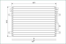Klima Radyatoru A4 A6 1.9 Tdi 00-04 Alz Bfb Avb Bbj - VALEO 817741