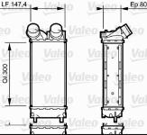TURBO SOGUTUCU RADYATOR INTERCOLL BERLINGO II - VALEO 818837