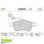 FREN BALATASI ON GDB1391/FVR1518 VW T4 ACV-AJ - VALEO 670676